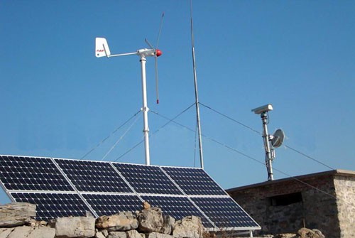 от солнечной гибридной энергосистемы Grid Wind для домашнего использования
